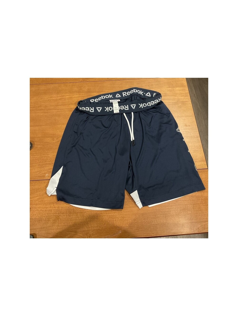 Reebok Men's Performance Knit Training Shorts with Logo Waistband-109